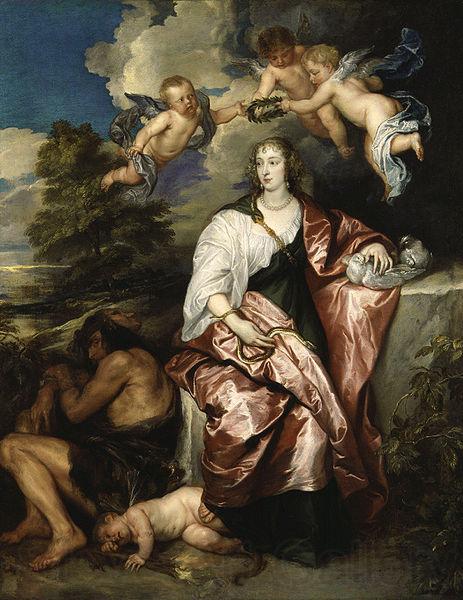 Dyck, Anthony van Portrait of Venetia, Lady Digby Germany oil painting art